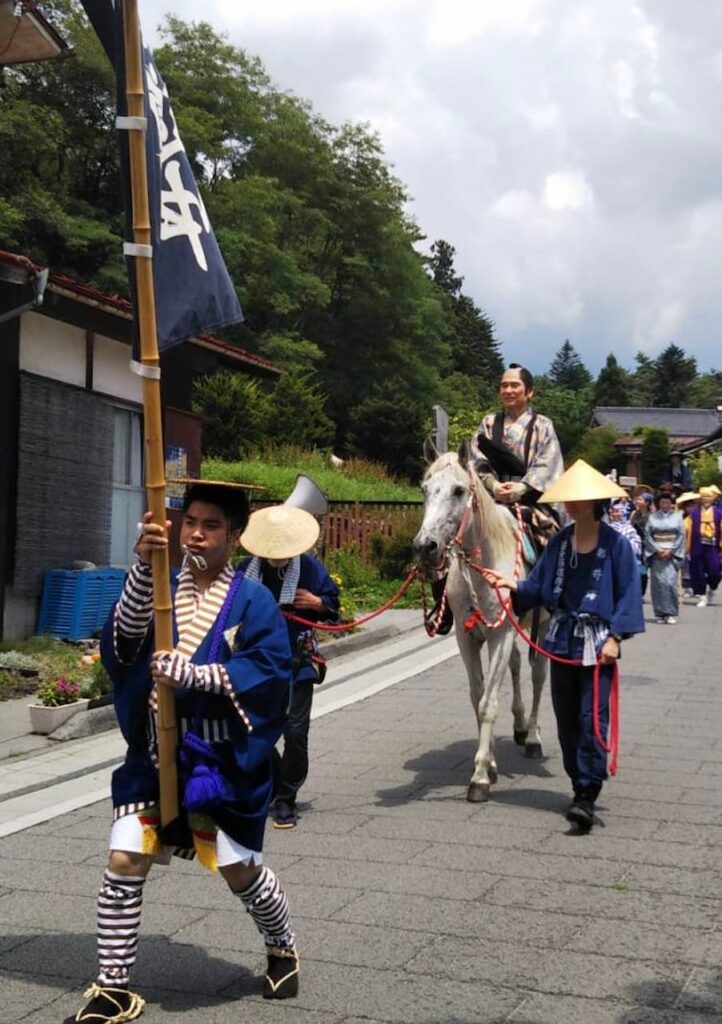 しなの追分馬子唄道中ー代官役