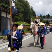 しなの追分馬子唄道中ー代官役 しなの追分馬子唄道中ー代官役